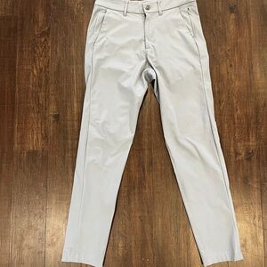 Lululemon Commission Pants Classic Swift Cotton Men's 28x28 Gray Stretch